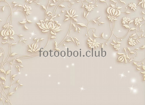 узор, цветы, дизайнерские