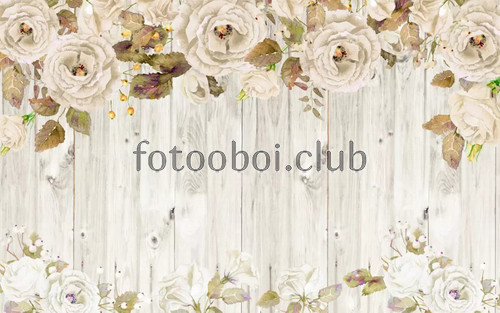 цветы, розы, листья, доски, абстракция